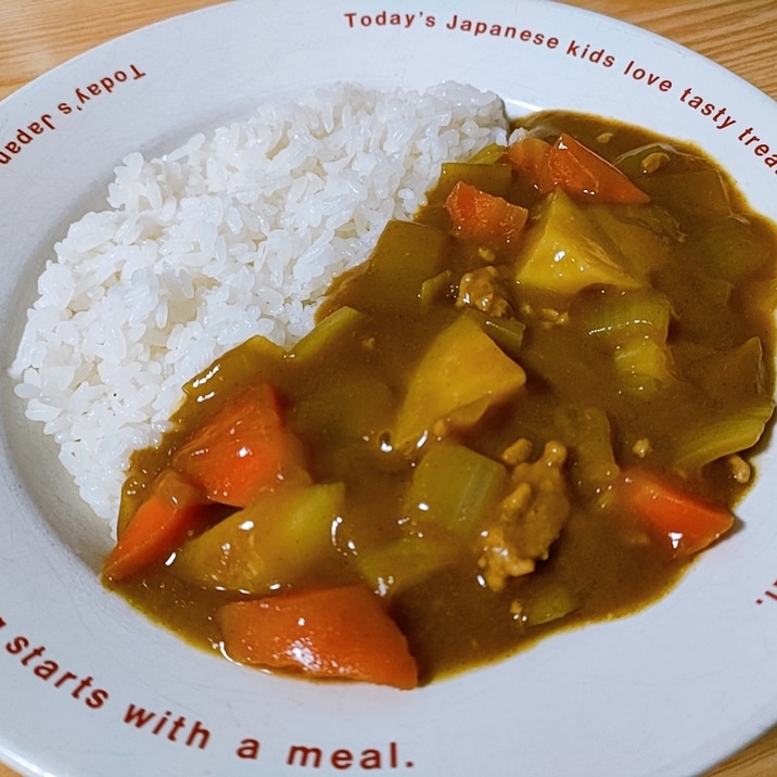 炒めずに作る☆豚ひき肉のカレー